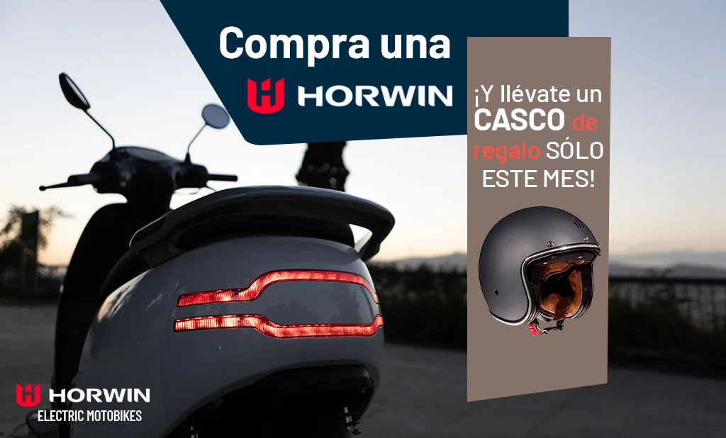 Motos Electricas Horwin - EK1 - No te preocupes por el casco… ¡Te lo regalamos!