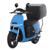 Moto eléctrica DS1 de Horwin azul